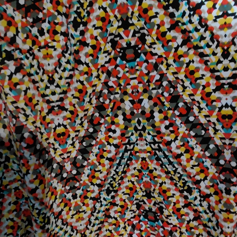 Vibrant Chevron Pattern Women's Blouse - Picture 7 of 11